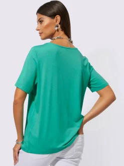 Creation L T-Shirts<T-shirt à manches courtes avec viscose (ecovero)