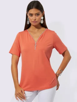 Creation L T-Shirts<T-shirt à manches courtes avec viscose (ecovero)