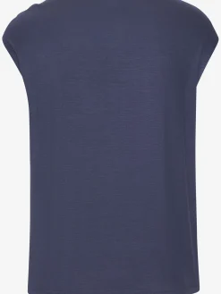 Vivance T-Shirts<T-shirt à manches courtes boucle décorative dorée sur l'épaule gauche