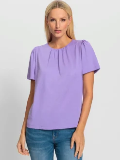 Ashley Brooke T-Shirts<T-shirt à manches courtes brillance discrète