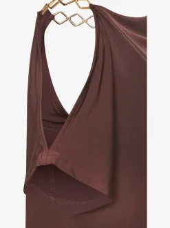 LASCANA T-Shirts<T-shirt à manches courtes chaînes dorées en guise de bretelles