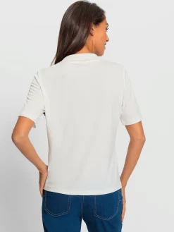 Ashley Brooke T-Shirts<T-shirt à manches courtes col polo tendance