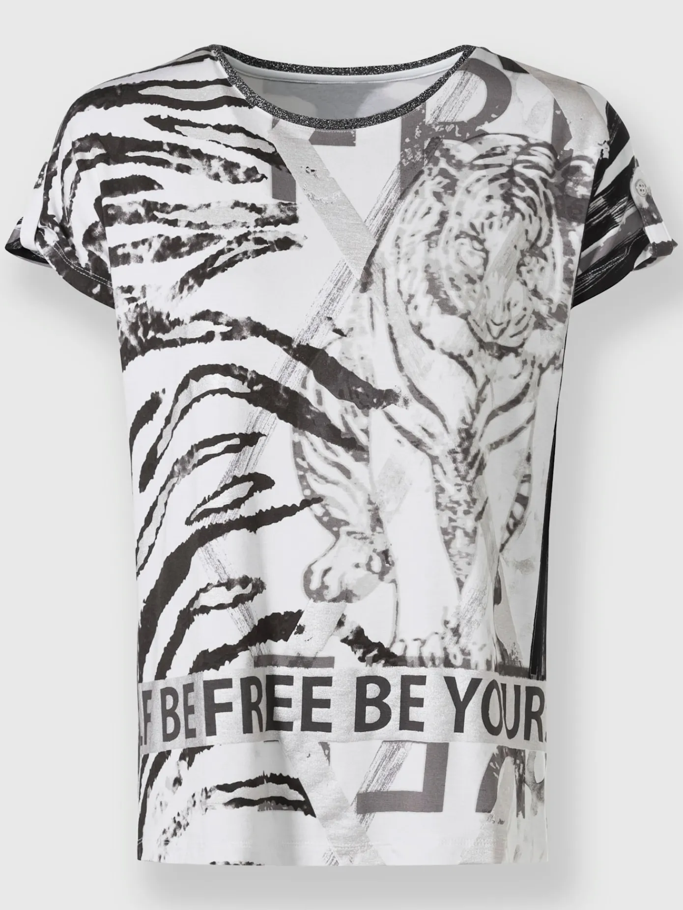 Rick Cardona T-Shirts<T-shirt à manches courtes détails brillants