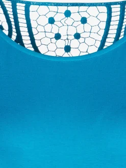 Vivance T-Shirts<T-shirt à manches courtes empiècement en crochet doux au dos