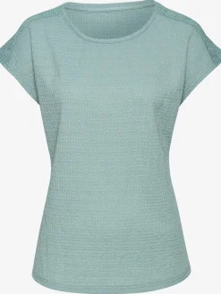 Vivance T-Shirts<T-shirt à manches courtes empiècement crochet fin aux épaules