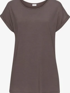 LASCANA T-Shirts<T-shirt à manches courtes encolure ronde