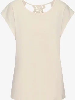 LASCANA T-Shirts<T-shirt à manches courtes encolure ronde