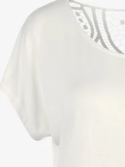 Vivance T-Shirts<T-shirt à manches courtes empiècement en crochet doux au dos