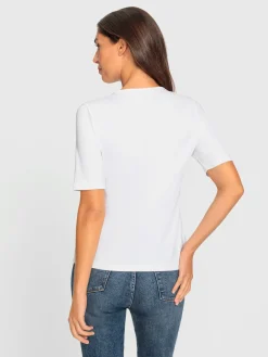 Ashley Brooke T-Shirts<T-shirt à manches courtes encolure raffinée