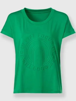 Rick Cardona T-Shirts<T-shirt à manches courtes imprimé à effet 3d