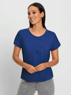 Rick Cardona T-Shirts<T-shirt à manches courtes imprimé à effet 3d