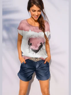 Rick Cardona T-Shirts<T-shirt à manches courtes look tendance