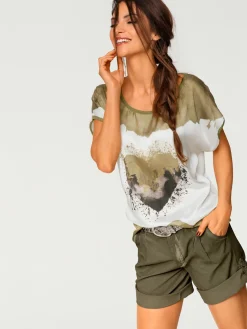 Rick Cardona T-Shirts<T-shirt à manches courtes look tendance