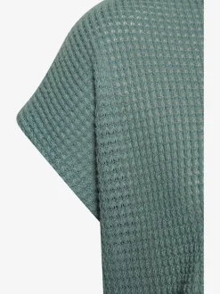 Vivance T-Shirts<T-shirt à manches courtes matière gaufrée légèrement transparente