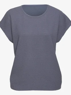 Vivance T-Shirts<T-shirt à manches courtes motif jacquard discret