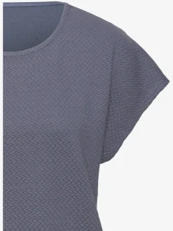 Vivance T-Shirts<T-shirt à manches courtes motif jacquard discret