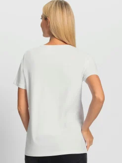 Rick Cardona T-Shirts<T-shirt à manches courtes motif imprimé devant