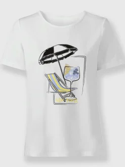 Rick Cardona T-Shirts<T-shirt à manches courtes motif imprimé devant