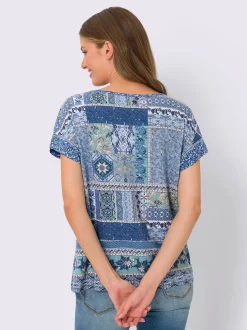 Linea Tesini T-Shirts<T-shirt à manches courtes motif patchwork