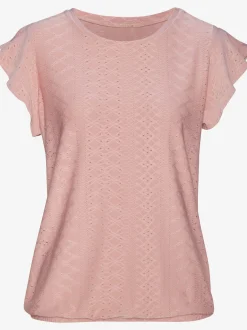 Vivance T-Shirts<T-shirt à manches courtes manches chauve-souris délicates