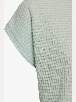 Vivance T-Shirts<T-shirt à manches courtes matière gaufrée légèrement transparente