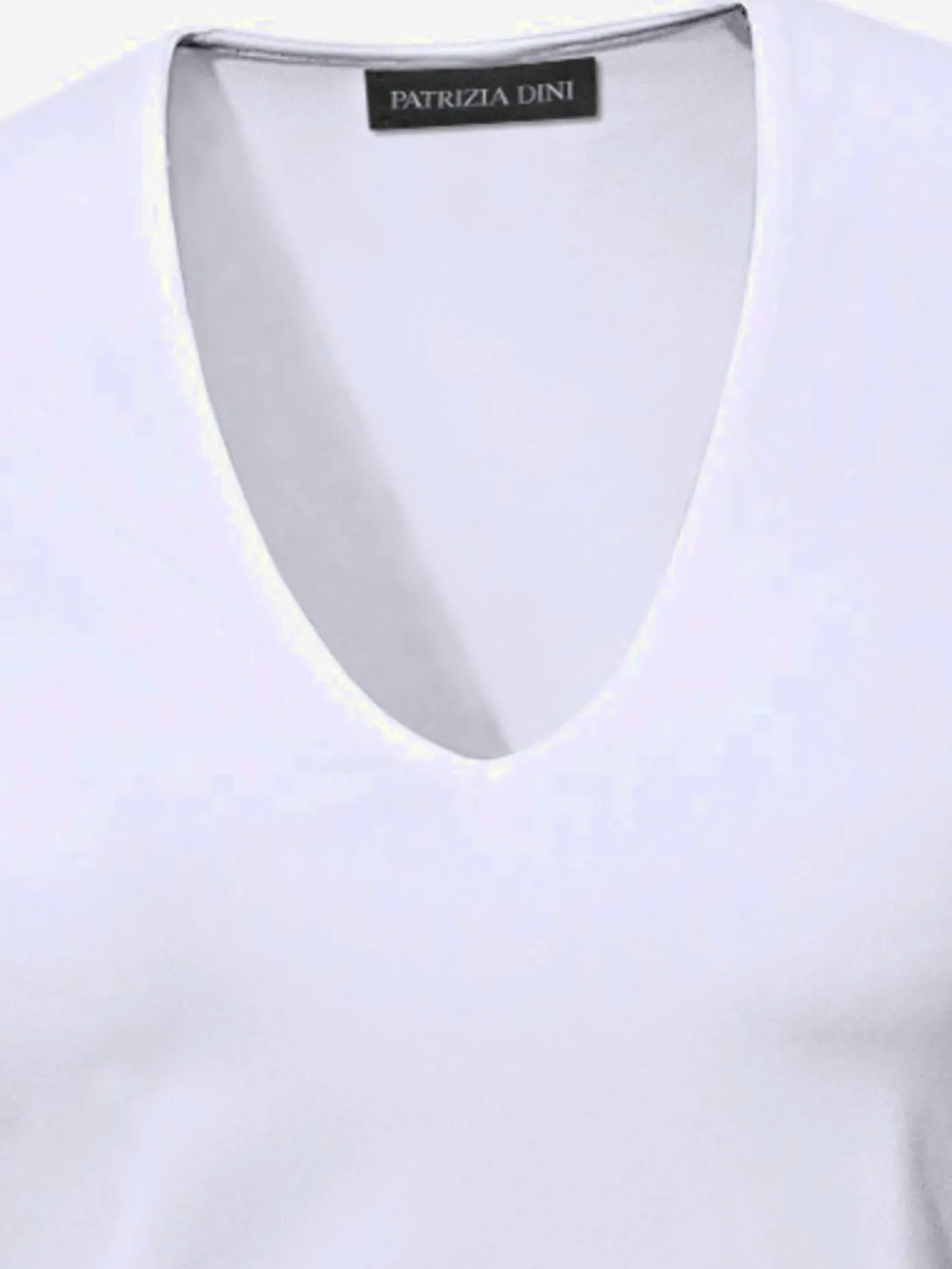 Ashley Brooke T-Shirts<T-shirt à manches courtes manches mi-longues et encolure en v féminine