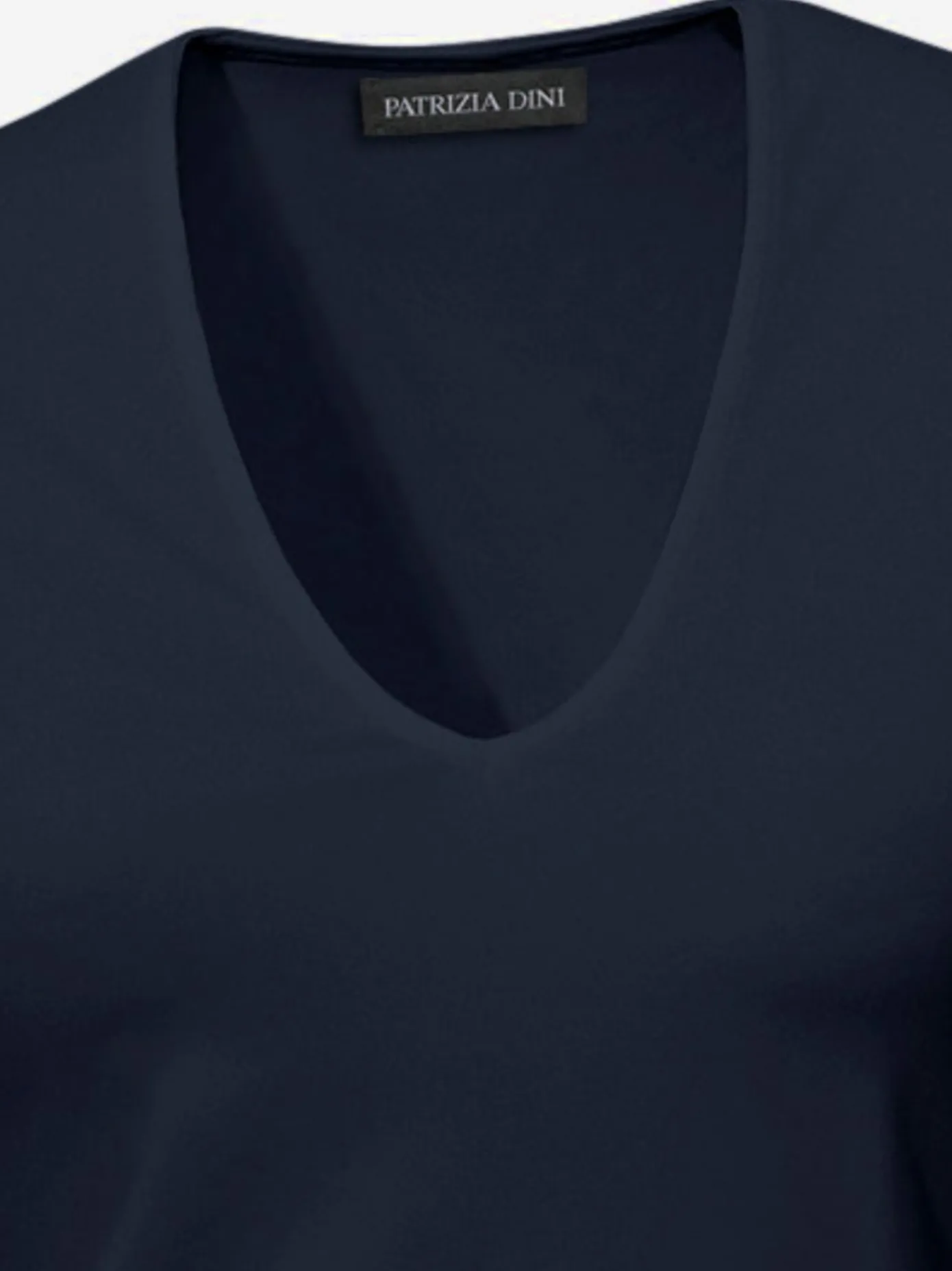 Ashley Brooke T-Shirts<T-shirt à manches courtes manches mi-longues et encolure en v féminine