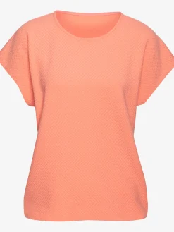 Vivance T-Shirts<T-shirt à manches courtes motif jacquard discret