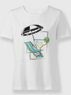 Rick Cardona T-Shirts<T-shirt à manches courtes motif imprimé devant