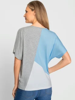 Rick Cardona T-Shirts<T-shirt à manches courtes motif patchwork