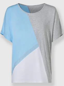 Rick Cardona T-Shirts<T-shirt à manches courtes motif patchwork