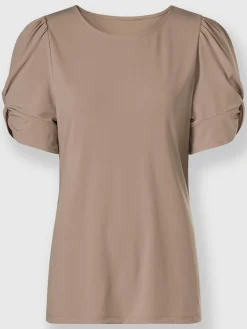 Ashley Brooke T-Shirts<T-shirt à manches courtes nœuds aux manches