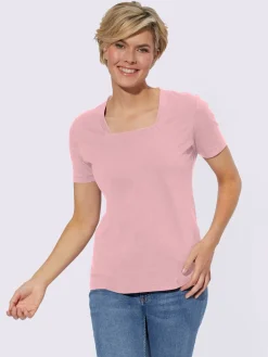 T-Shirts<T-shirt à manches courtes pur coton