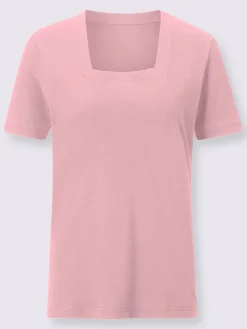 T-Shirts<T-shirt à manches courtes pur coton