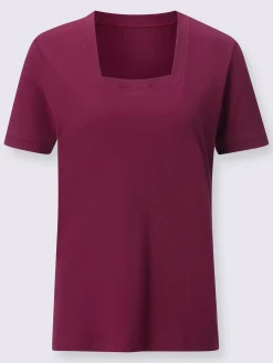 T-Shirts<T-shirt à manches courtes pur coton