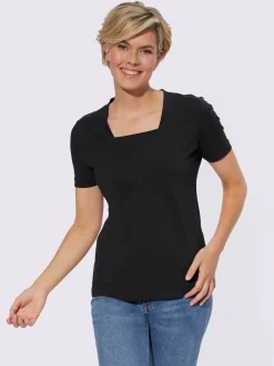 T-Shirts<T-shirt à manches courtes pur coton