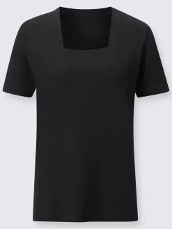 T-Shirts<T-shirt à manches courtes pur coton