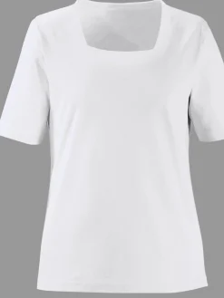 T-Shirts<T-shirt à manches courtes pur coton