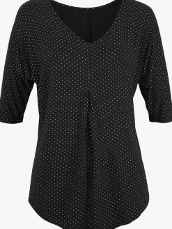 LASCANA T-Shirts<T-shirt à manches courtes pli creux devant pour un tombé fluide