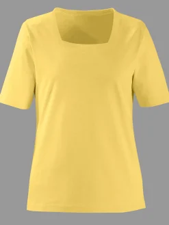 T-Shirts<T-shirt à manches courtes pur coton