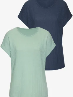 Vivance T-Shirts<T-shirt à manches courtes qualité piqué ultra-douce