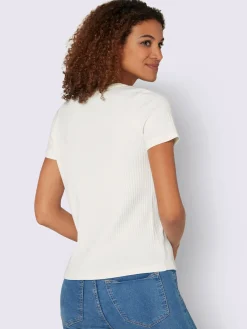 Collection L T-Shirts<T-shirt à manches courtes qualité viscose extensible souple