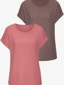 Vivance T-Shirts<T-shirt à manches courtes qualité piqué ultra-douce