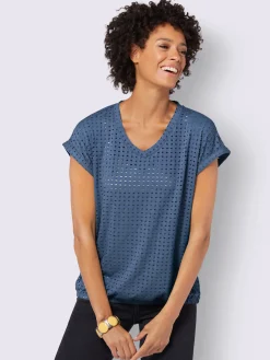 Collection L T-Shirts<T-shirt à manches courtes qualité extensible