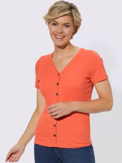 Collection L T-Shirts<T-shirt à manches courtes qualité viscose extensible souple