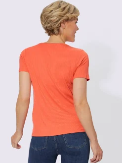 Collection L T-Shirts<T-shirt à manches courtes qualité viscose extensible souple