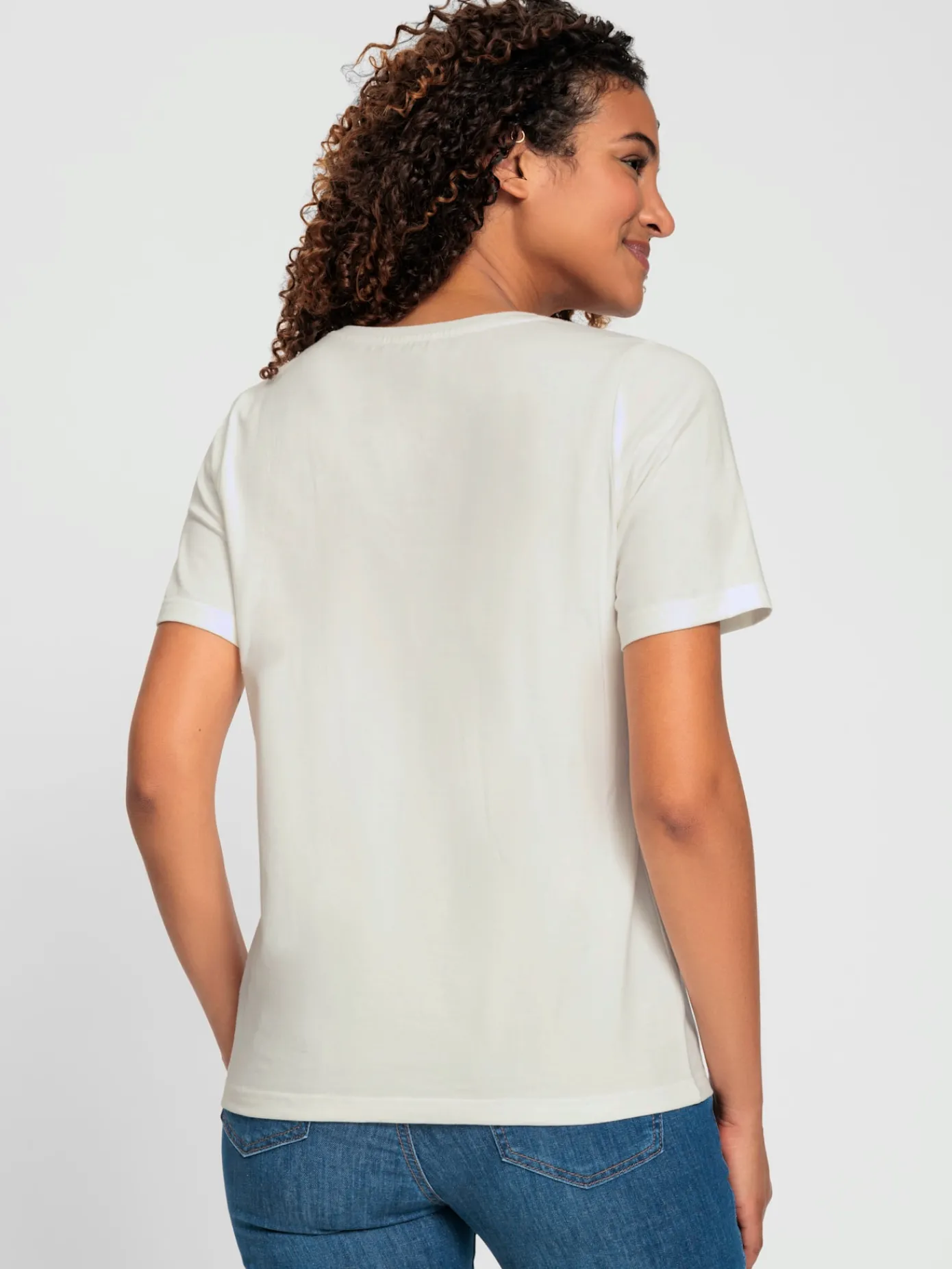 Collection L T-Shirts<T-shirt à manches courtes qualité coton