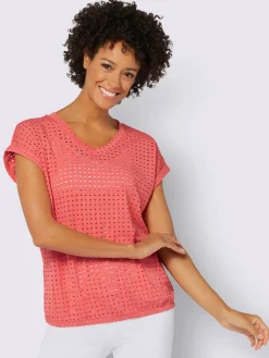 Collection L T-Shirts<T-shirt à manches courtes qualité extensible