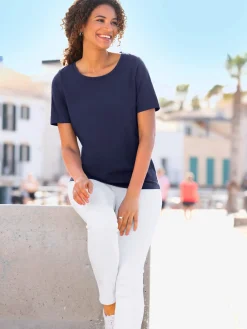 Collection L T-Shirts<T-shirt à manches courtes qualité coton