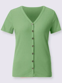 Collection L T-Shirts<T-shirt à manches courtes qualité viscose extensible souple